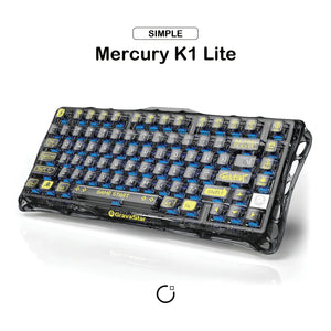 Mercury K1 Lite Mechanical Keyboard featuring customizable RGB lighting effects