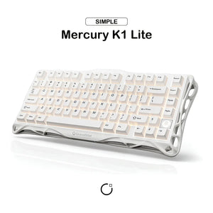 Close-up view of Mercury K1 Lite keys showcasing their tactile responsiveness