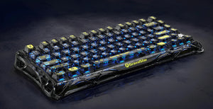 Mercury K1 Lite in action with vibrant keycap colors enhancing gaming experience