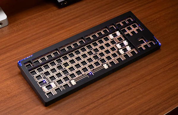 Detailed view of the Stars80 V2 Mechanical Keyboard with vibrant designs