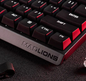 MAD68HE PRO RGB Mechanical Keyboard in action with dynamic lighting patterns
