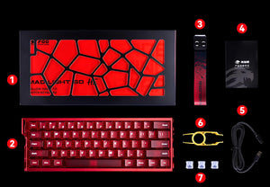 MAD LIGHT 60 RGB Metal Mechanical Keyboard （Pre-Order 14 Days) OliveKeys