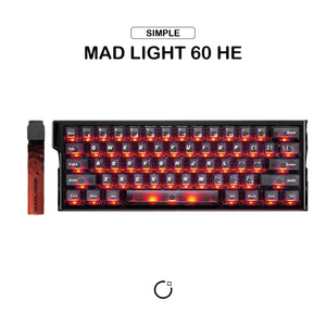 MAD LIGHT 60 RGB Metal Mechanical Keyboard （Pre-Order 14 Days) OliveKeys