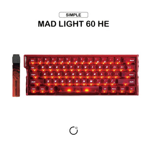 MAD LIGHT 60 RGB Metal Mechanical Keyboard （Pre-Order 14 Days) OliveKeys