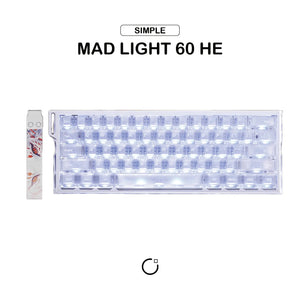 MAD LIGHT 60 RGB Metal Mechanical Keyboard （Pre-Order 14 Days) OliveKeys