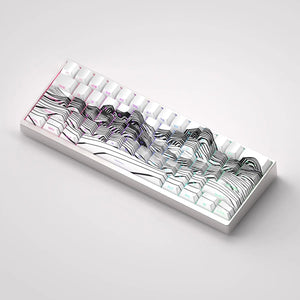 Close-up view of Everest PBT Light Keycaps showcasing their textured finish