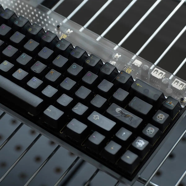 Custom Transparent Mictlan Keycaps - OLIVEKEYS