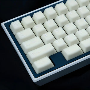 Jade White PBT Keycaps - OliveKeys