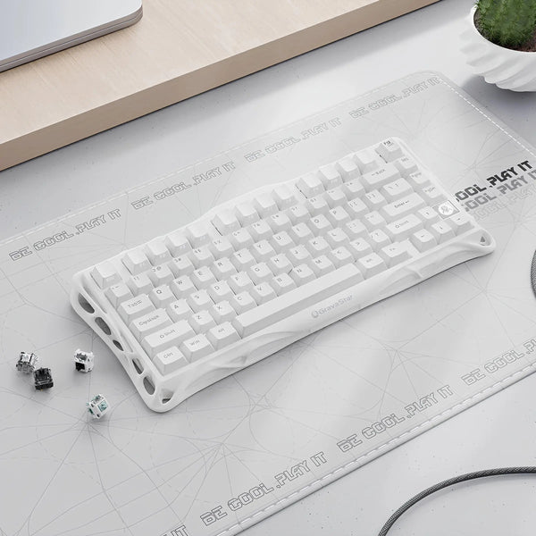 Top-down view of Mercury K1 Lite highlighting key layout and spacing