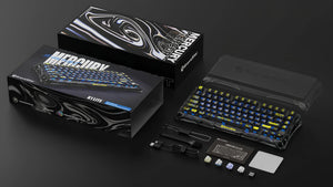 User typing on Mercury K1 Lite, demonstrating its smooth keystroke performance