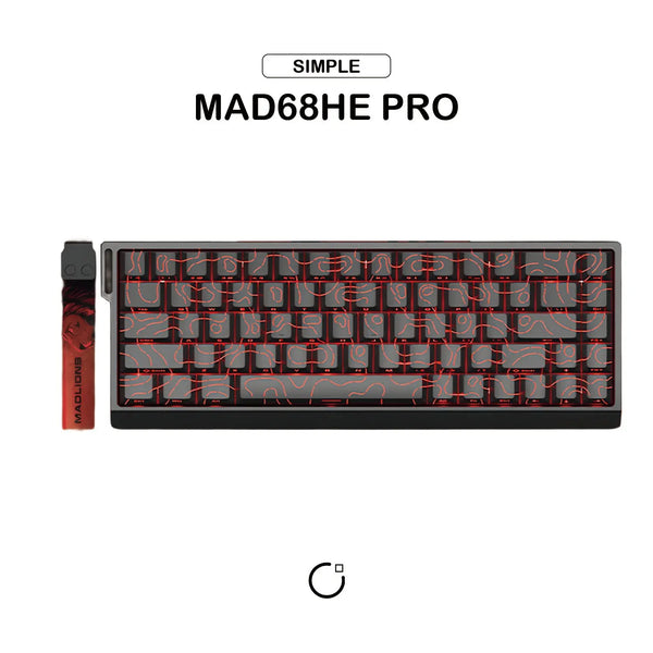 MAD68HE PRO RGB Mechanical Keyboard OliveKeys