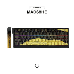 Top-down view of MAD60HE PRO showcasing its efficient yellow layout 