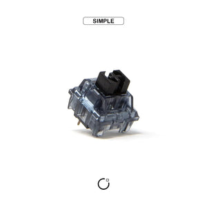Akko Jelly Black Linear Switches - OliveKeys