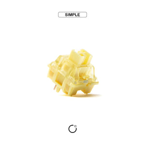 Akko V3 Cream Yellow Pro Linear Switches - OliveKeys