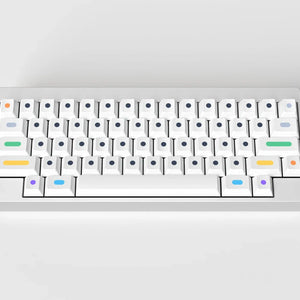 Custom Minimalist Dots Light Keycaps - OliveKeys