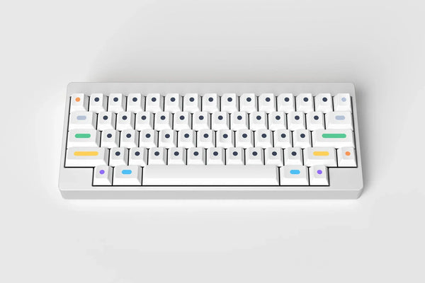 Custom Minimalist Dots Light Keycaps - OliveKeys