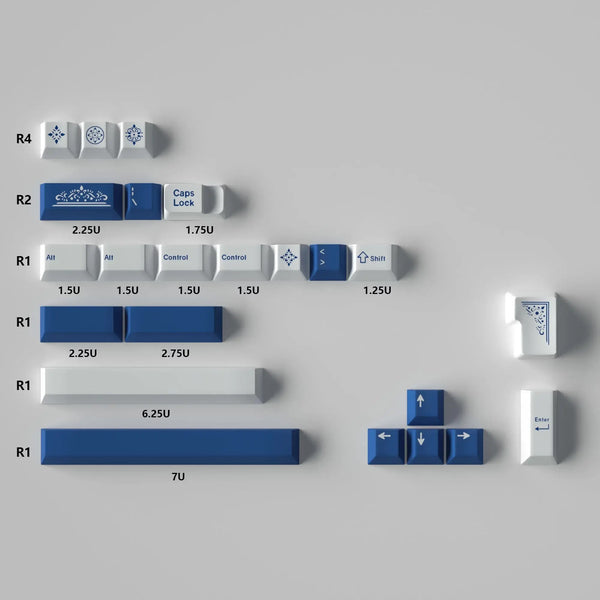Custom Lazurite Keycaps - OliveKeys