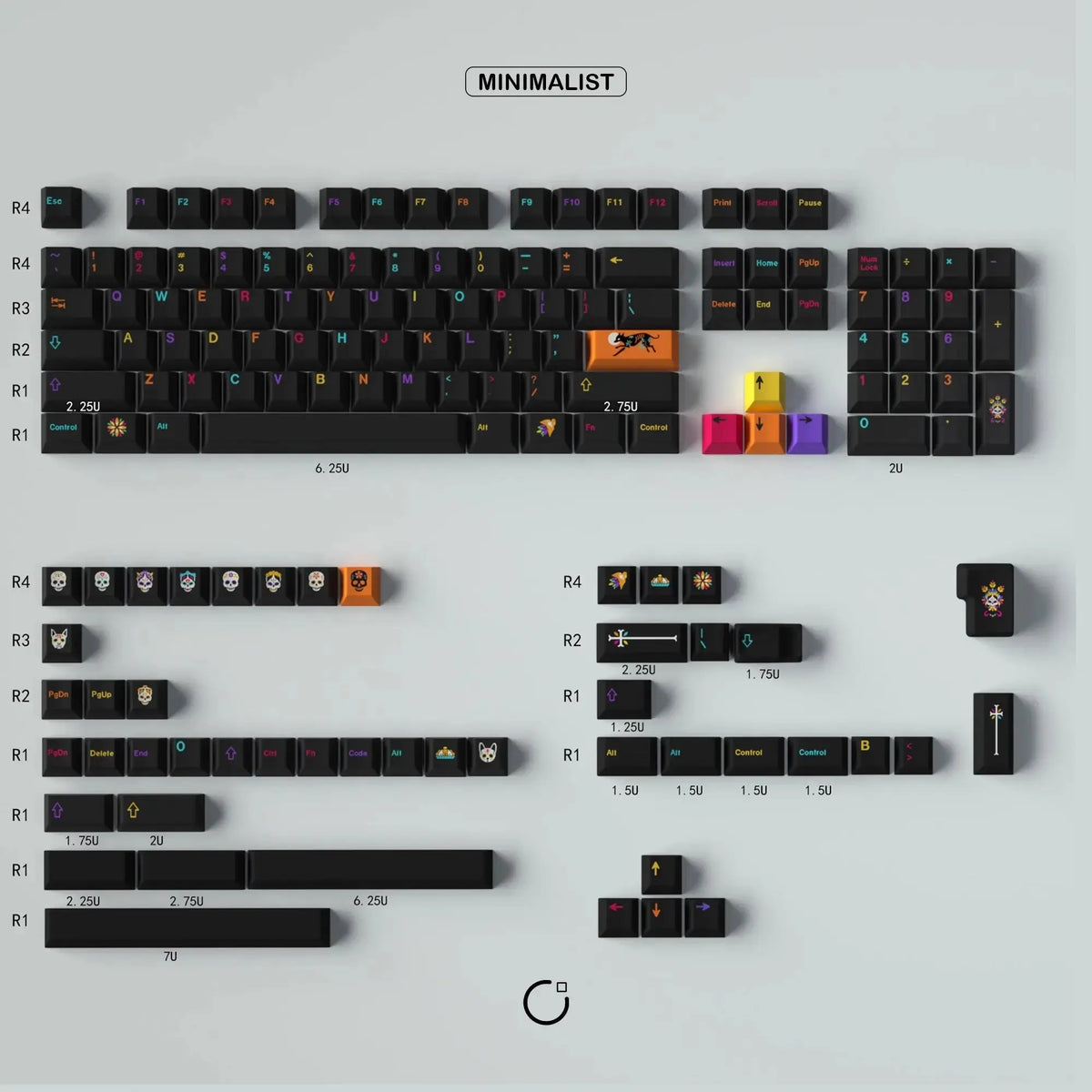 Custom Mictlan Keycaps | OliveKeys